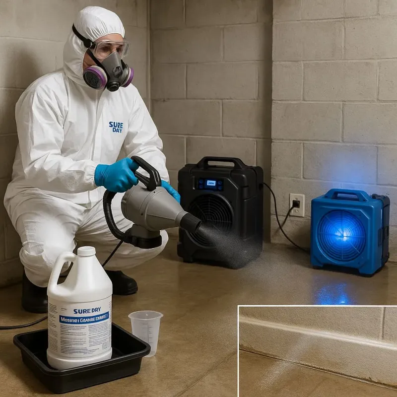 Sanitization and Odor Removal process in Helena, OK