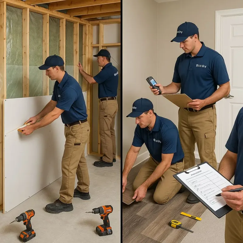 Repairs and Reconstruction process in Helena, OK